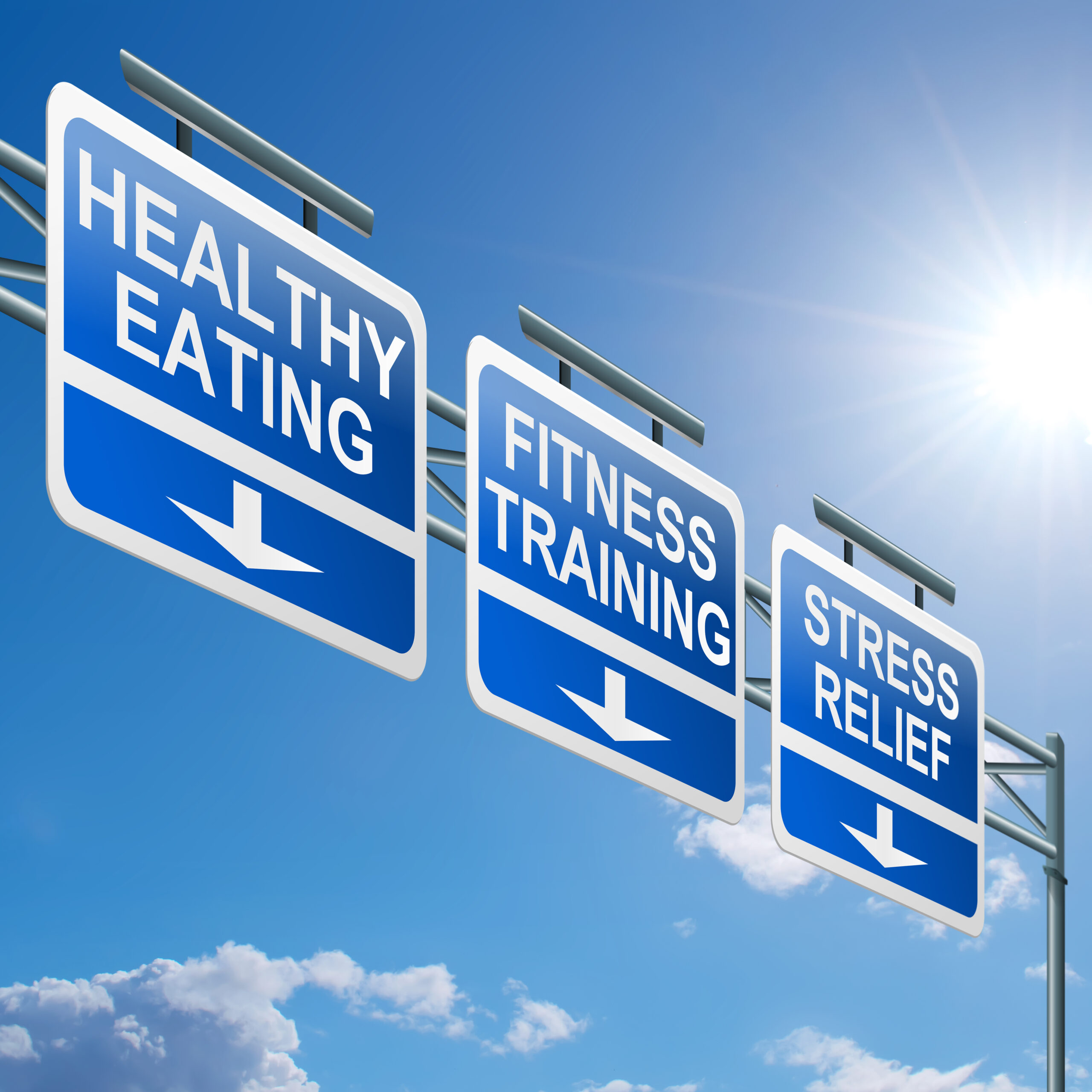 Healthy Eating, Fitness Training, Stress Relief