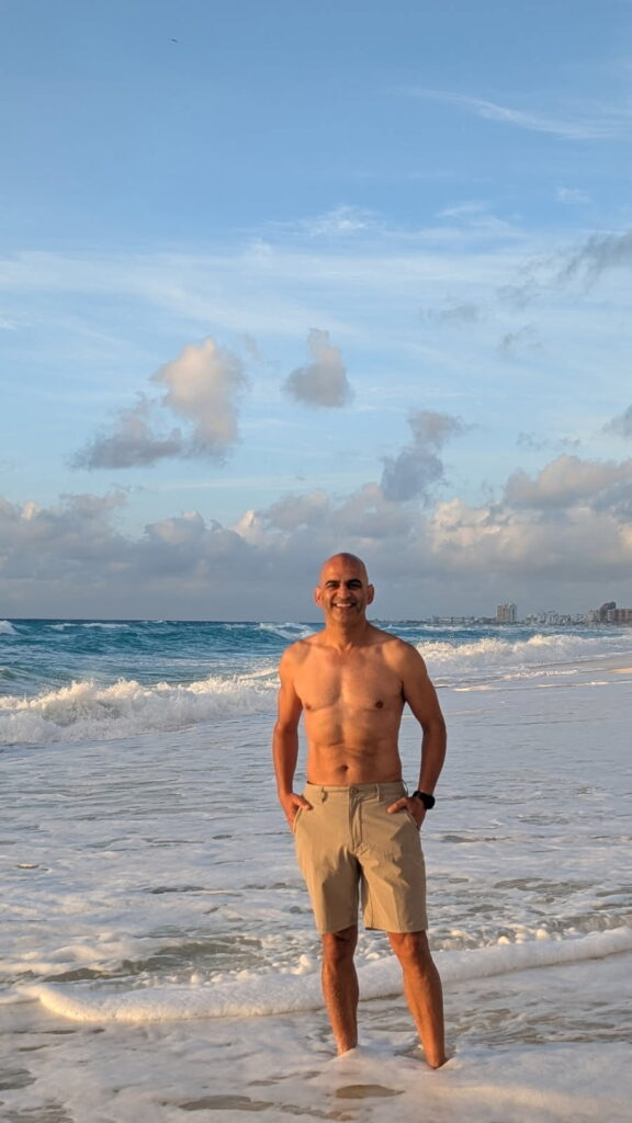 Guy in the beach